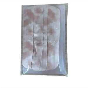 Slip adjustable silk mask for mouth or eyes